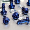 Dzus Allen Head Quarter Turn Quick Release Fairing Fastener - Titanium Dzus Allen Head Quarter Turn Quick Release Fairing Fastener - Titanium